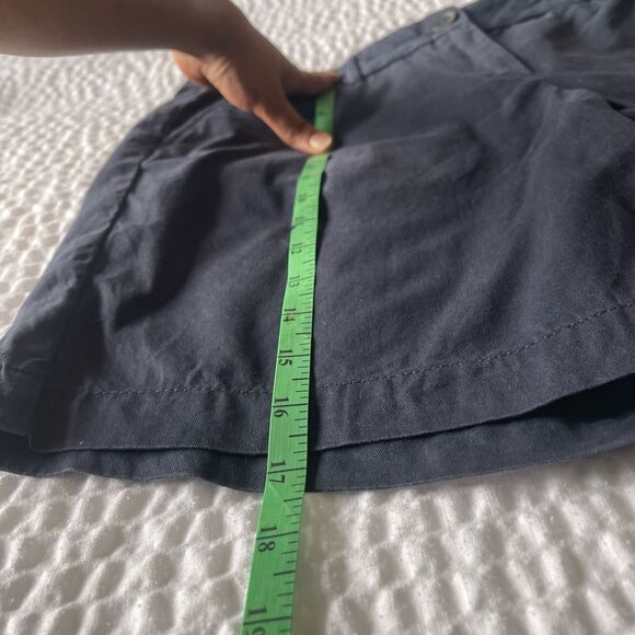 LOFT Women's Navy Blue Casual 100% Cotton Short Pant Size 8 - Picture 3 of 5